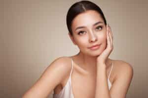 Woman with fresh, clear skin after BBL HERO treatment in Salt Lake City, UT