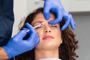 Woman getting Botox injections in Salt Lake City, UT